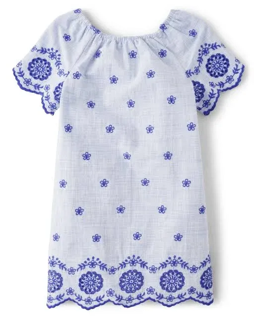 Gymboree Girls' Mommy and Me Eyelet Shift Dress