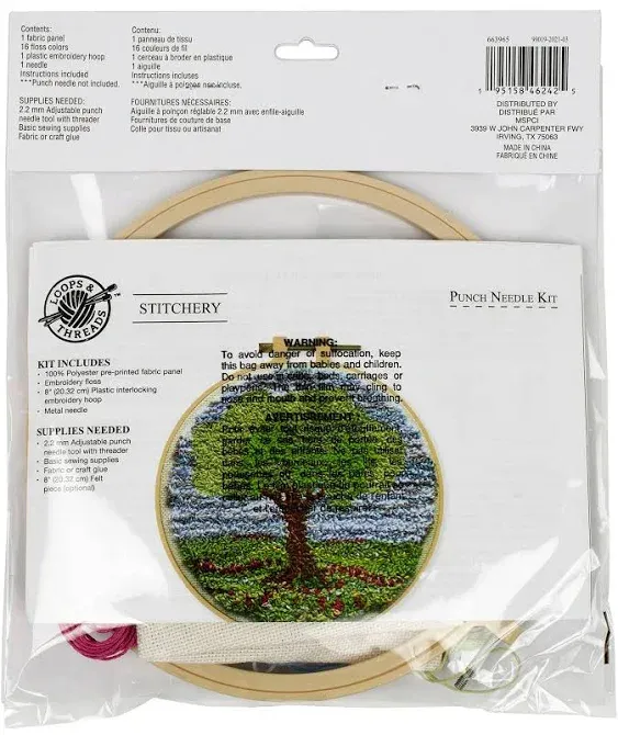 Tree Punch Needle Kit by Loops & Threads | 8 | Michaels