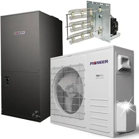 Pioneer 36,000 BTU 18 SEER Ducted Central Split Air Conditioner Heat Pump System