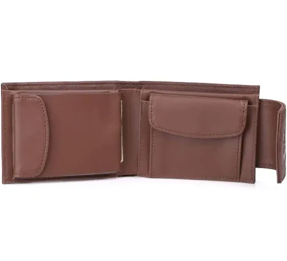 Julia Buxton Heiress Leather Convertible Billfold Mahogany