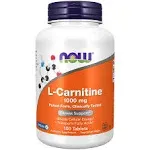 Now Foods, L-Carnitine, 1000mg, 100 Tabletten