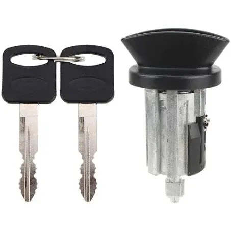 AUTOKAY Ignition Switch Lock Cylinder Tumbler 2 Keys Fits for Ford F250 F350 ...