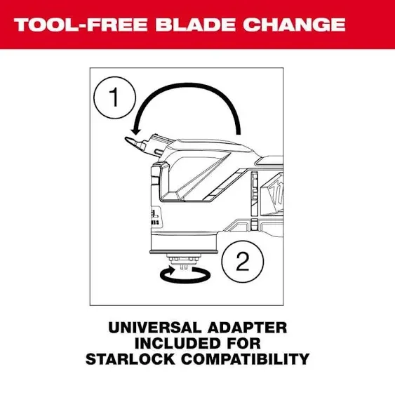 Milwaukee M18 FUEL 18V Lithium-Ion Cordless Brushless Oscillating Multi-Tool (Tool-Only) W/Multi-Tool Blade Kit (21-Piece) 2836-20-49-10-9113-49-10-9212-49-25-1103