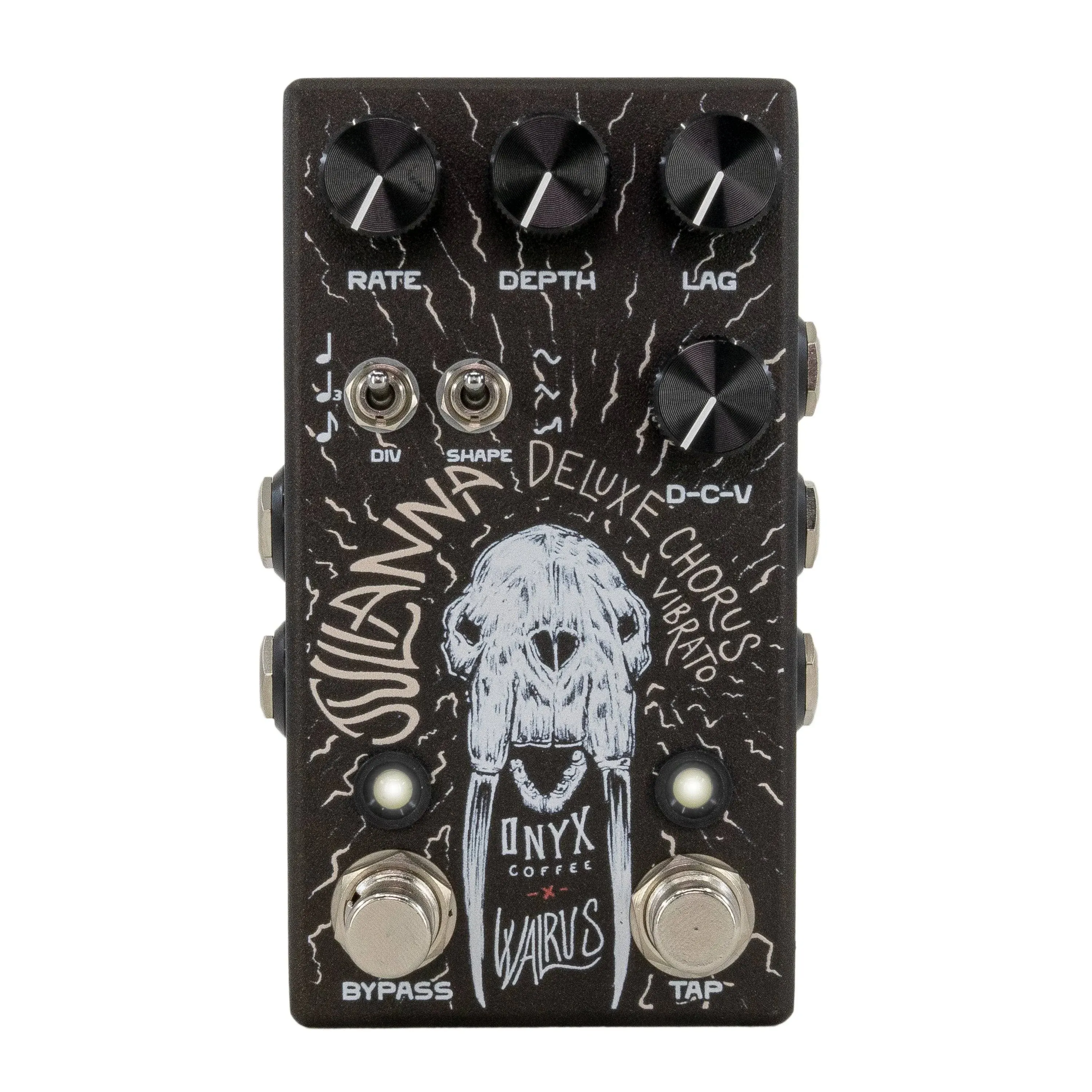 Walrus Audio Julianna Deluxe Chorus/Vibrato Effects Pedal Onyx Edition Black