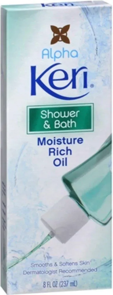 Keri Shower & Bath Oil - 8 oz - 2 pk