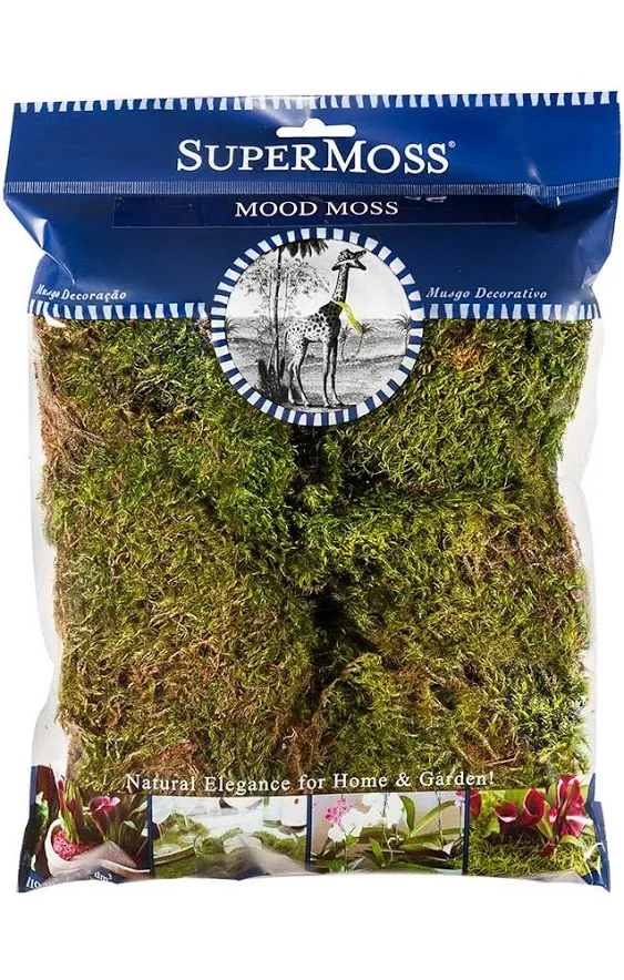 SuperMoss (21537 Mood Moss Dried, Natural, Bulk 1565 Cubic Inches