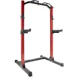 Signature Fitness Unisex Adult A Stand, Easy Open Pacakge Squat Stand, Red, with ...