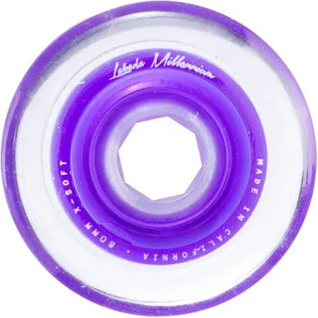 Labeda Millennium Wheel Purple/Clr 59mm XSoft