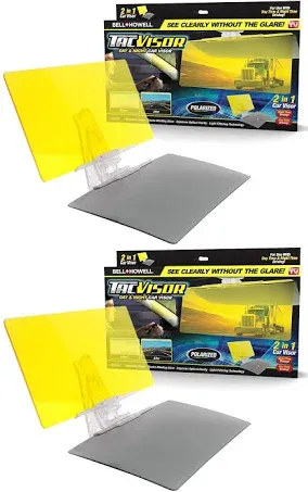 Bell + Howell TACVISOR for Day and Night, Anti-Glare Car Visor,...