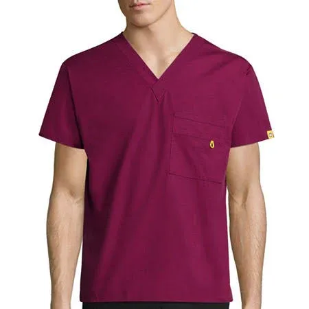 Wonder Wink Origins 6006 Aplha Unisex Adult V Neck Tag Free Short Sleeve Scrub ...