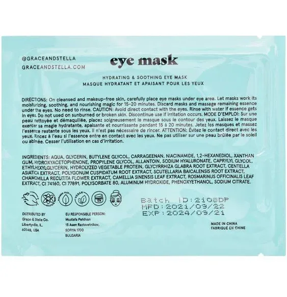 Grace & Stella Illuminating Under Eye Mask