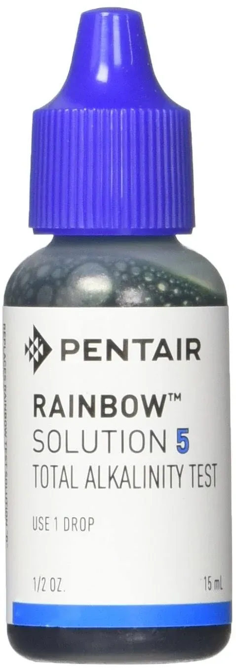 Pentair R161203 No.5 Total Alkalinity Test Solution, 1/2-Ounce