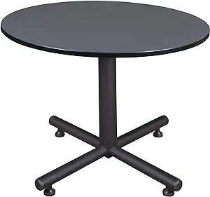 Regency Kobe 48-Inch Round Breakroom Table, Grey