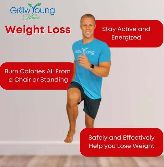 Grow Young Fitness Chapter Two Cardio Weight Loss Exercises for Seniors - Burn Calories and Boost Metabolism - Simple Safe Effec