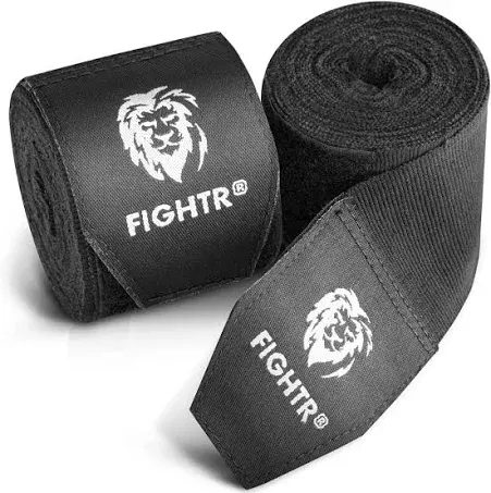 FIGHTR® Premium Handwraps 160 Inches Semi Elastic Hand Wraps with Thumb Loop for