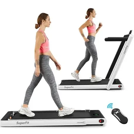 Goplus 2 in 1 Under Desk Treadmill, 2.25HP Superfit Folding Treadmills