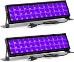 Black Lights Bar Hway 100W LED Blacklight 2 Pack IP66 Waterproof Black Flood Lig