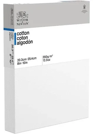 Winsor &amp; Newton 6201121 Classic Cotton Canvas, 8&quot; x 10&quot; Deep Edge