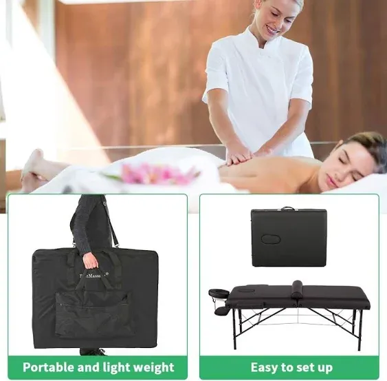 Massage Table Portable Massage Bed Spa Bed 77 Inches Long 30 Inches Wide Height 