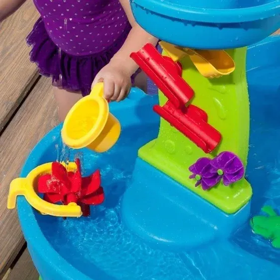 Toddlers&#039; Rain Showers Splash Pond Water Table: Outdoor Play with Sand and Water