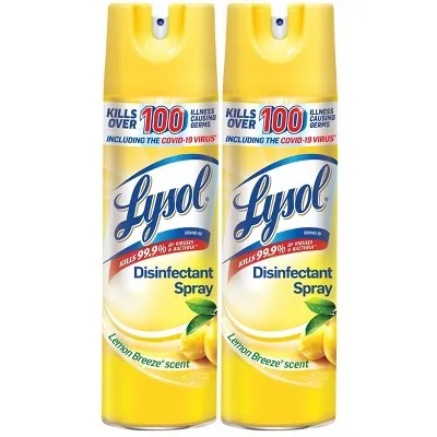 Lysol Disinfectant Spray Lemon Breeze