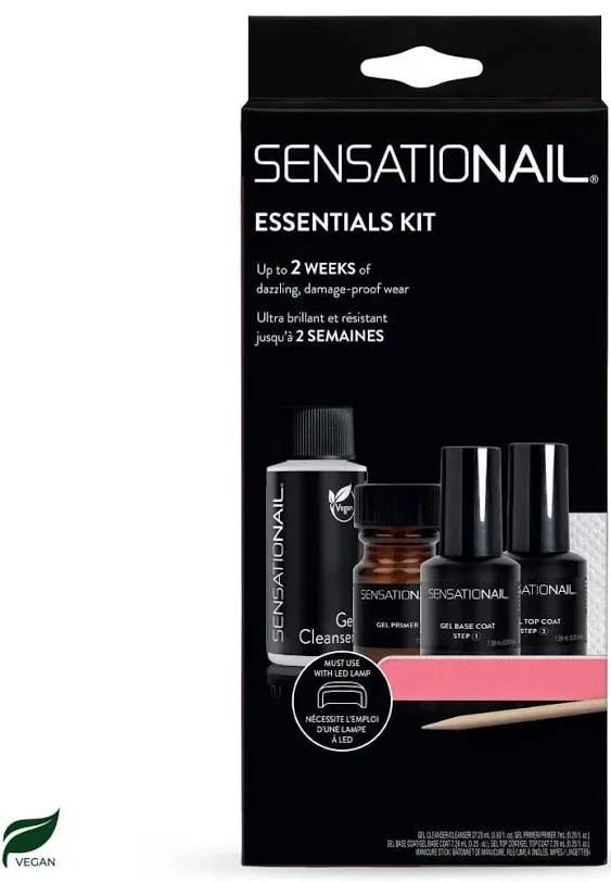 Sensationail Gel Nail Polish Essentials Kit