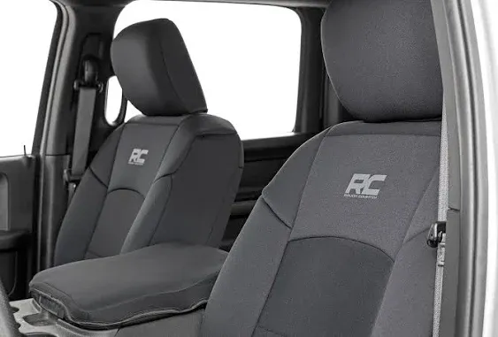 Rough Country Seat Covers First and Second Row with 60/40 Rear Sit Ram 2500 2WD | 4WD 2019-2022