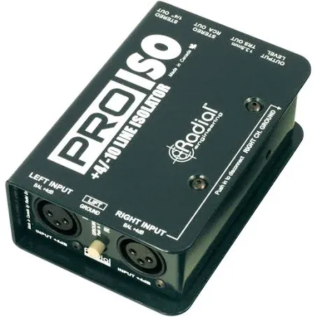 Radial Engineering Pro-ISO Stereo Line Isolator