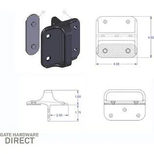 Nationwide Industries Gate Handle & Gate Stop