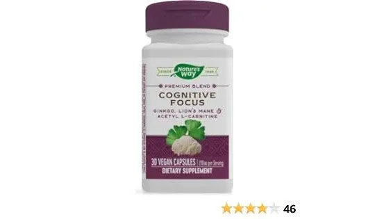 "Nature's Way Cognitive Focus Premium Blend 30 VegCap"