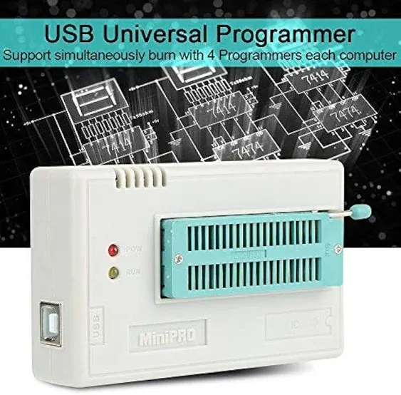 Vikye USB Programmer, TL866II Plus Programmer USB EEPROM Flash BIOS Programmable ...