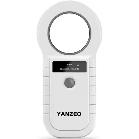 Yanzeo Pet Microchip Reader 134.2KHz Pet ID Reader Cat Dog Microchip Scanner FDX-B(ISO 11784/11785)