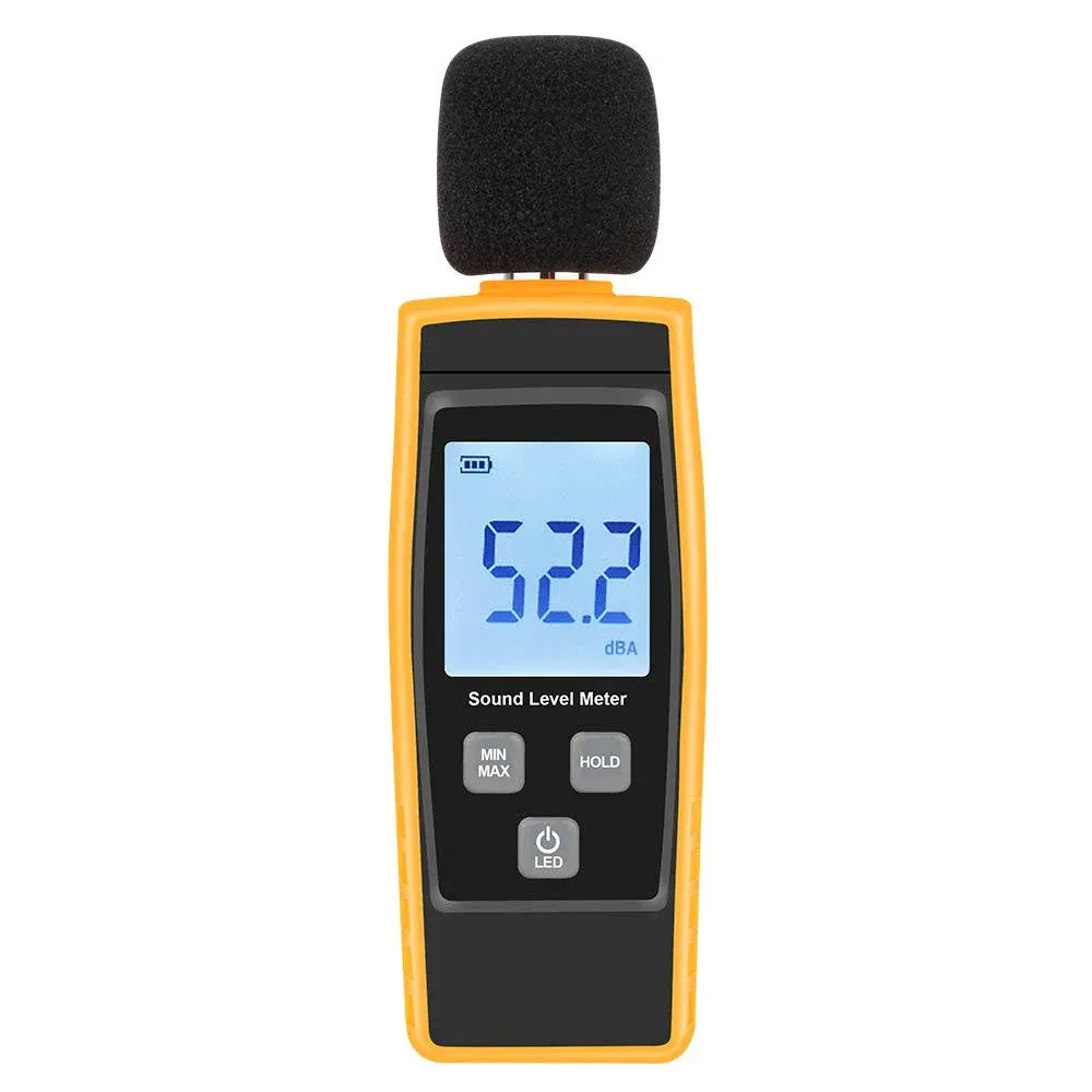 Hand-Held Sound Level Meter,V-Resourcing 30~130 dB Decibel Noise Measurement Tester with Backlight Digital LCD Display for Indoor/Outdoor Uses