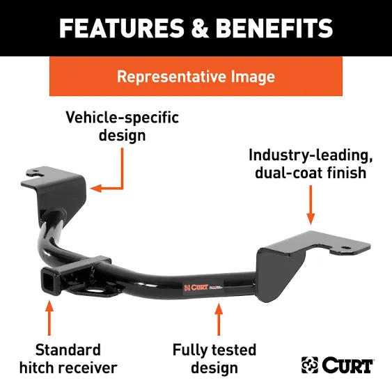 Curt - 1.25in. Receiver Class 1 Trailer Hitch - 11368