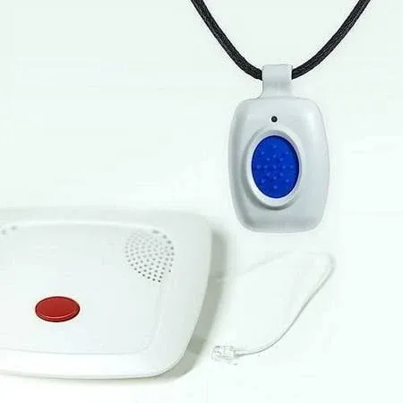 Smart Med Alert - Enhanced Safety for Seniors: Elderly Medical Alert Device Home Unit with Landline Support | Water Resistant | Peace of Mind Guaranteed