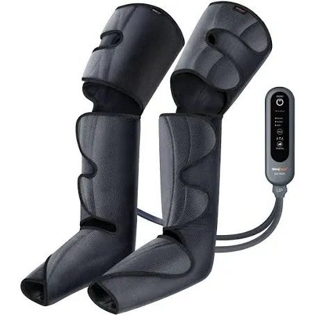 SHINE WELL Leg Massager with Heat and Compression, Leg Massager for Circulation and Pain Relief, Full Leg Massager with 3 Heat 3 Modes 3 Intensities, for Athletes Runner Cyclist, FSA HSA Approved