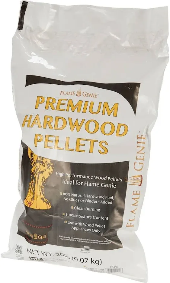 Flame Genie Premium Wood Pellets - 20 lb bag