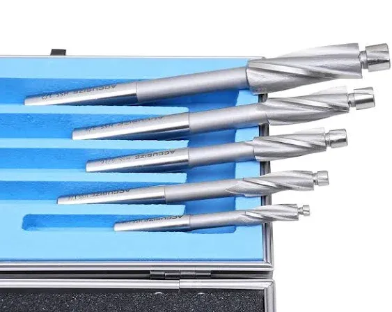 Accusize Industrial Tools 7 Pc'' H.S.S. Solid Capscrew Counterbore Set 3, 0007