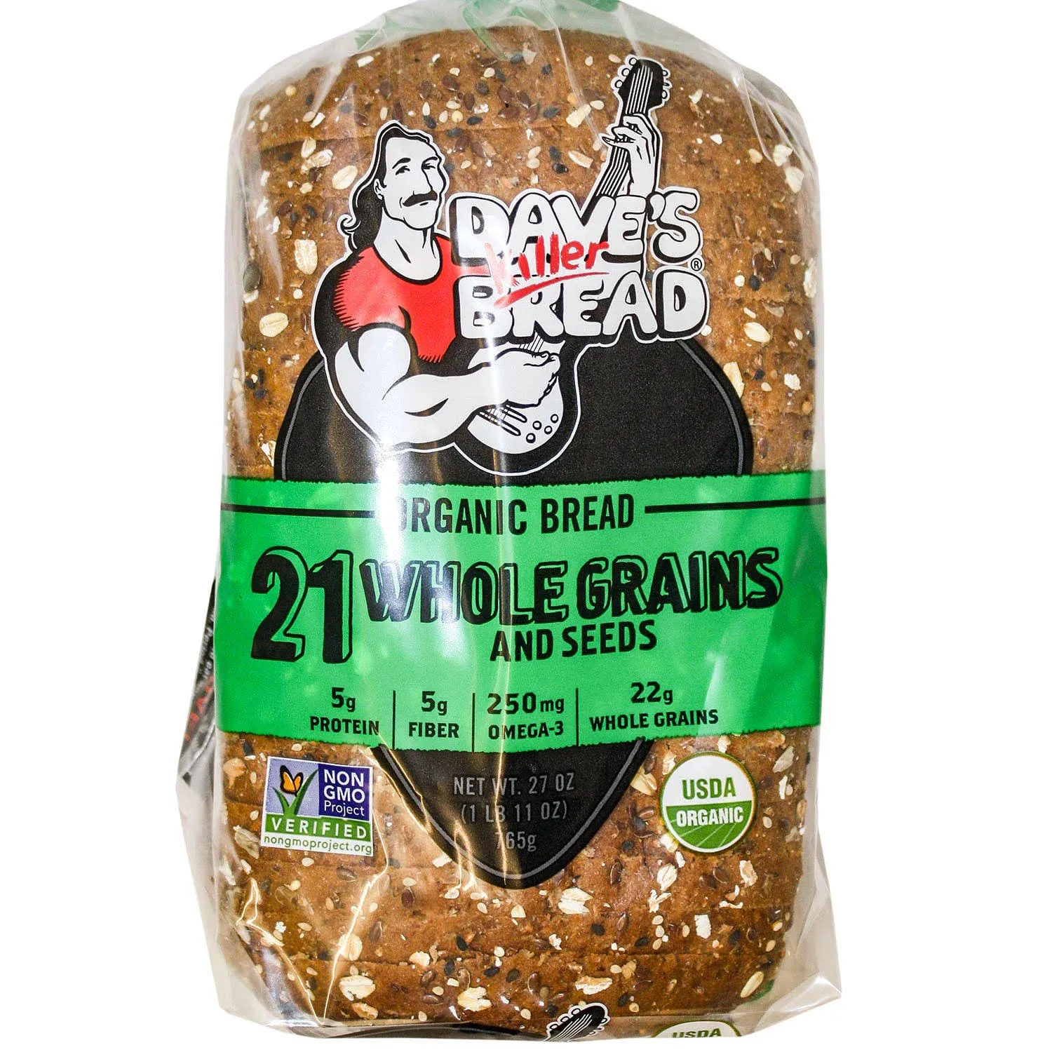 Dave's Killer Bread Bread, Organic, 21 Whole Grains and Seeds