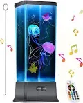 colorlife Cool Electric Jellyfish Lamp with Bluetooth Speaker Music Gift for Boys Girls Adults Aquarium Tank Sensory Mood Night Light for Decorate