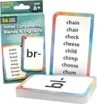 Initial Consonants, Blends & Digraphs Flash Cards