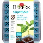 Burpee SuperSeed Seed Starting Tray Cell Reusable