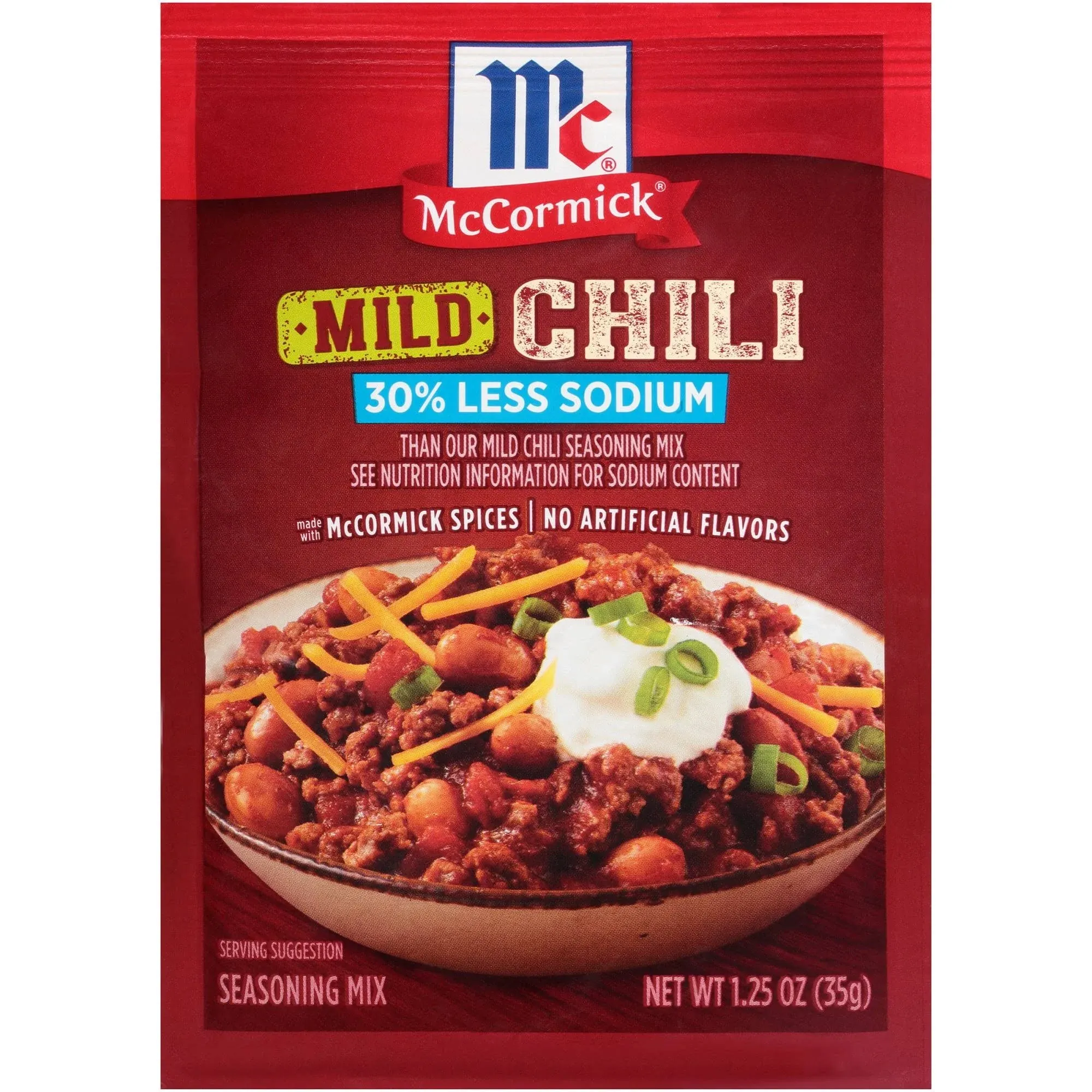 Mccormick Seasoning Mix, Chili, Mild - 1.25 oz