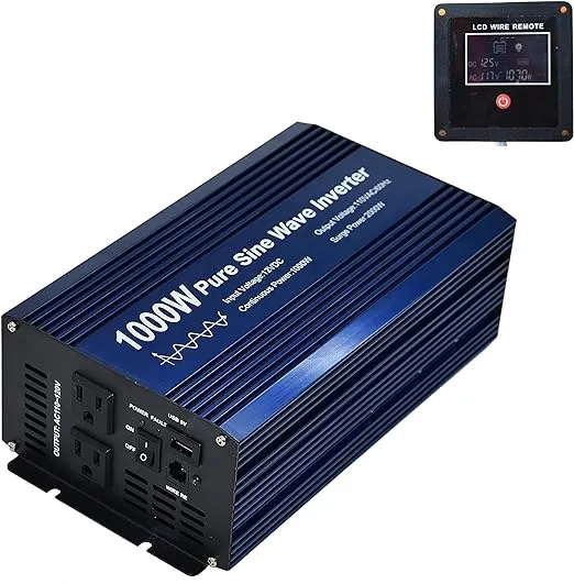 Fit4Less Pure Sine Wave Power Inverter 1000W