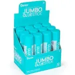 Darice 12 Jumbo Glue Sticks, 1.4 Oz All Purpose Stick Glue, Strong Hold, Easy Stick, Quick Drying, Non-Toxic, Scrapbooking Supplies for Home, School and Office