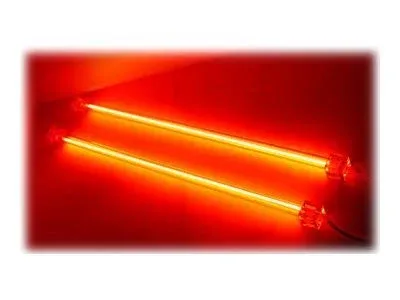 Logisys 12&#034; Dual Cold Cathode Fluorescent (CCFL) Lamp RED Computer Lights - NEW