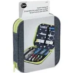 Dritz Denim Sewing Kit, Navy/Lime