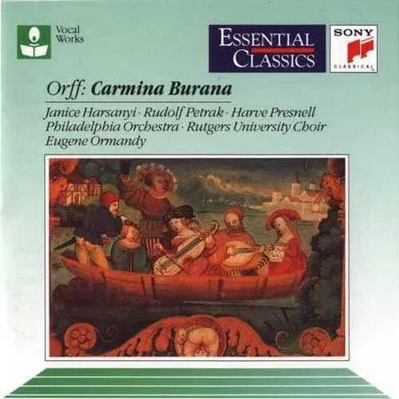 Carl Orff - Carmina Burana Essential Classics CD Vocal Works Sony Classical