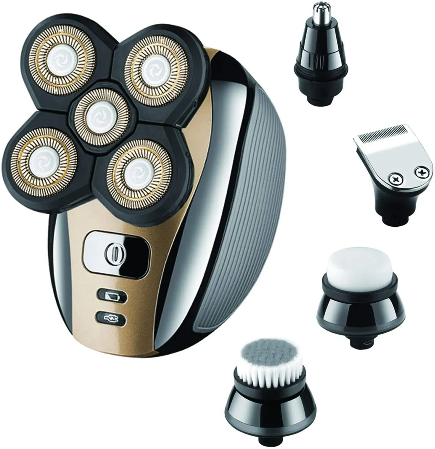 Roziapro Electric Razor for Men Head Shaver for Bald Men Grooming Kit 5 in 1