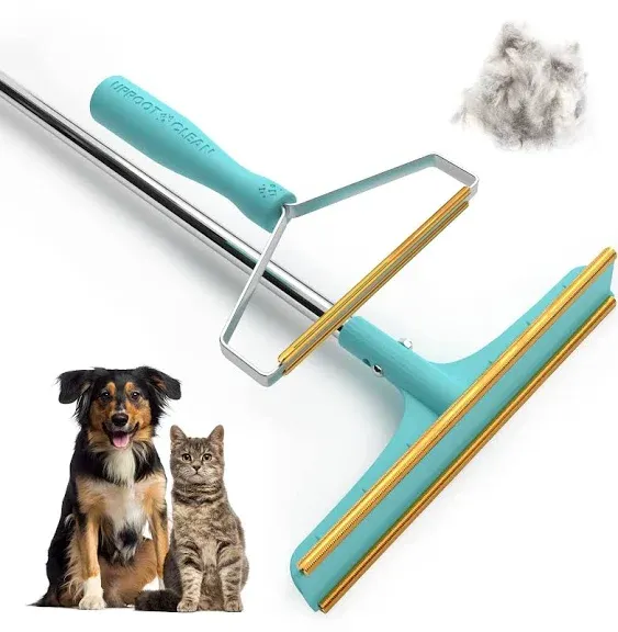 Uproot Clean Xtra Bundle - Includes The Xtra Carpet Rake for Pet Hair Removal & Uproot Cleaner Pro Pet Hair Remover Models - Dog & Cat Hair Remover